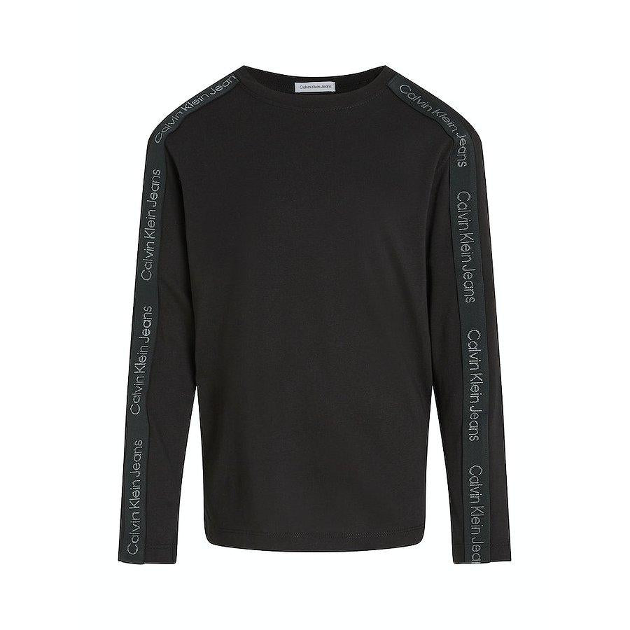 CALVIN KLEIN JEANS SLEEVE TAPE LS JERSEY T-SHIRT