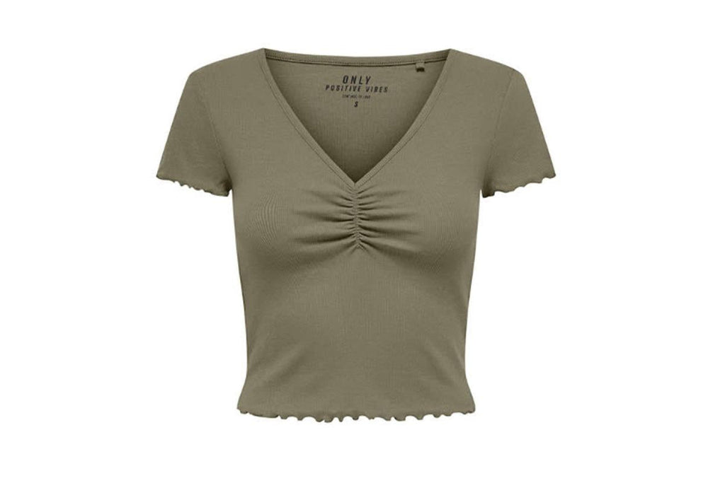 ONLY ONLBETTY S/S V-NECK TOP CC JRS