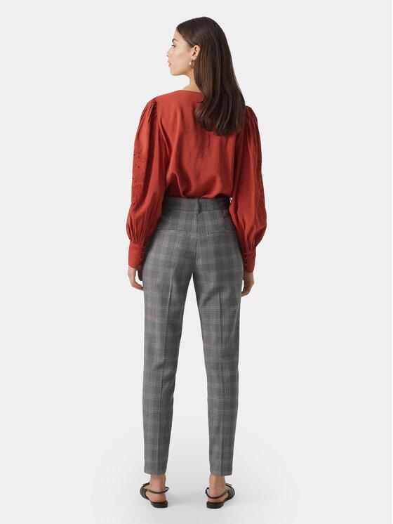 VERO MODA VMMALIN HR TAPERED CHECK PANT