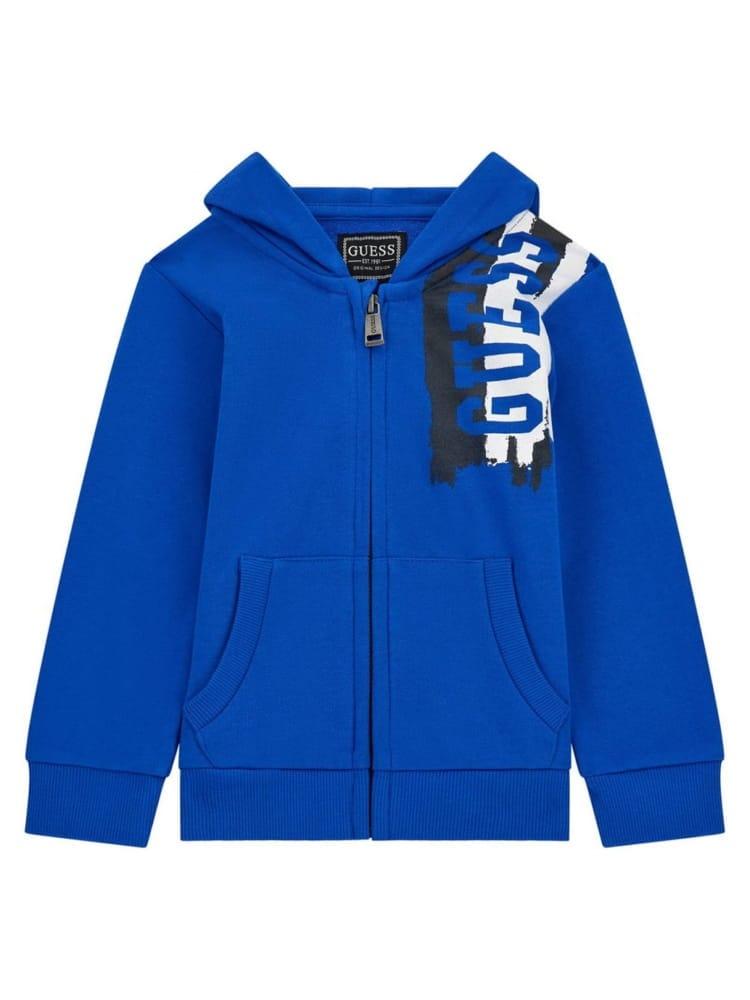 GUESS HOODED LS ACTIVE TOP W/ZIP