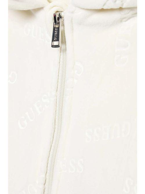 GUESS CHENILLE HOODED PADDED OVERALL
