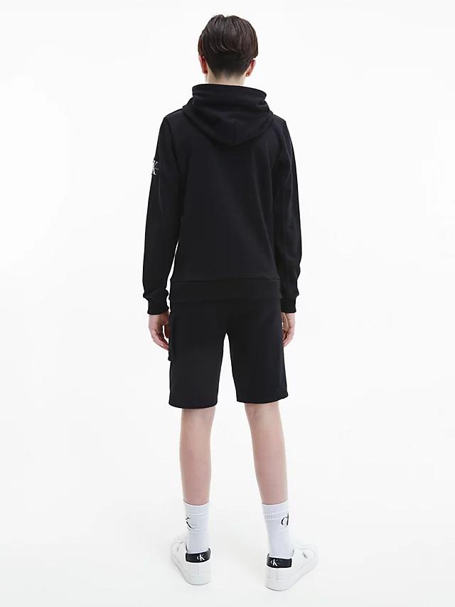 CALVIN KLEIN JEANS BADGE RIB HOODIE
