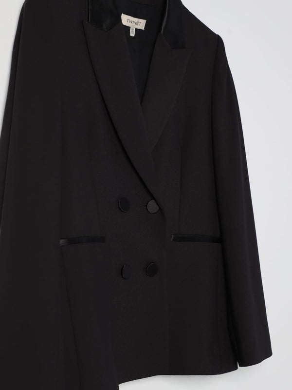 TWINSET BLAZER DOPPIOPETTO IN CREPE