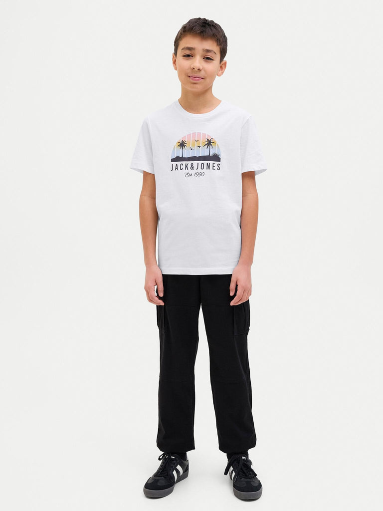 JACK JONES KIDS JJPALM TEE SS CREW NECK JNR