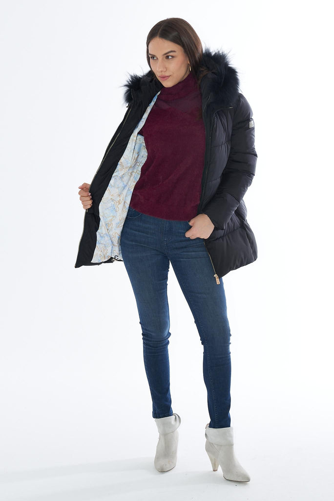 YES ZEE JEANS DONNA TIPO 5 TASCHE, PUSH UP