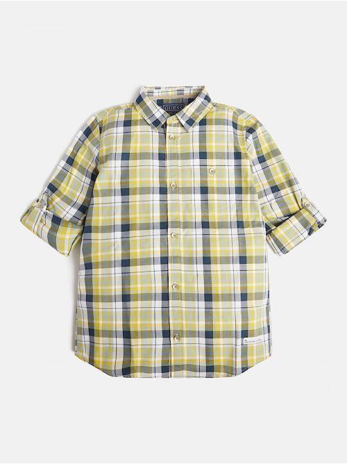 GUESS TWILL ADJ. LS SHIRT_MINIME