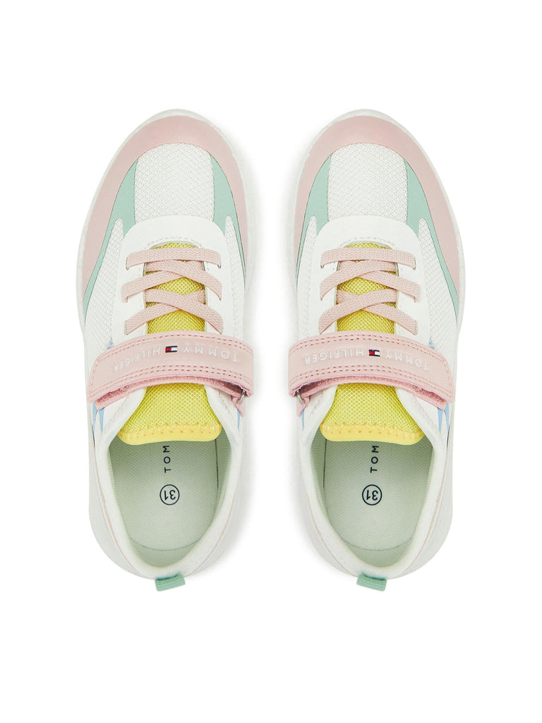 TOMMY HILFIGER SNEAKER BASSA LACCI/VELCRO