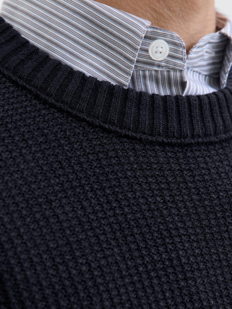 JACK AND JONES JJROY KNIT CREW NECK AW25
