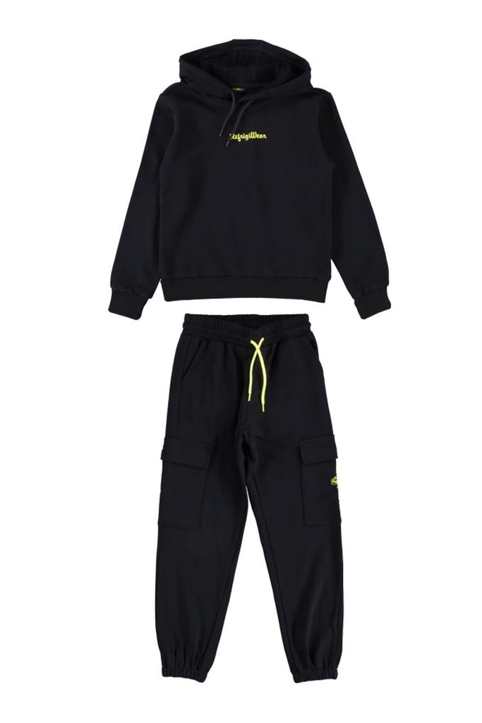REFRIGIWEAR COMPLETO FELPA CON CAPPUCCIO E PANTALONE