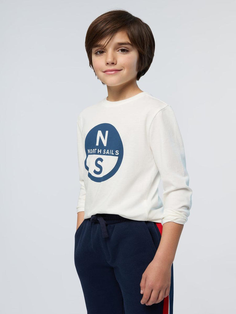 NORTH SAILS T SHIRT LONG SLEEVE W/GRAPHIC