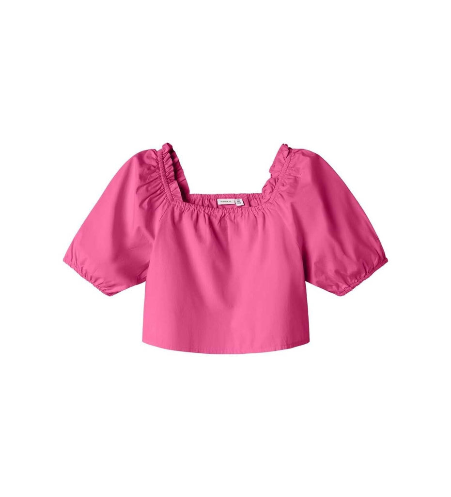 NAME.IT NKFFABOW CROPPED SS TOP