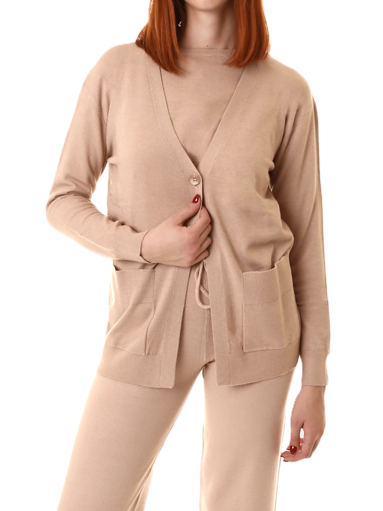 MARKUP CARDIGAN F.12 C/TASCHE +BOTT.R