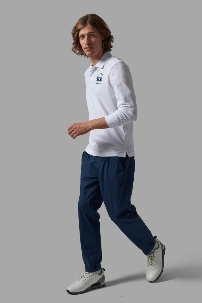 LA MARTINA MAN POLO L/S PIQUET STRETCH