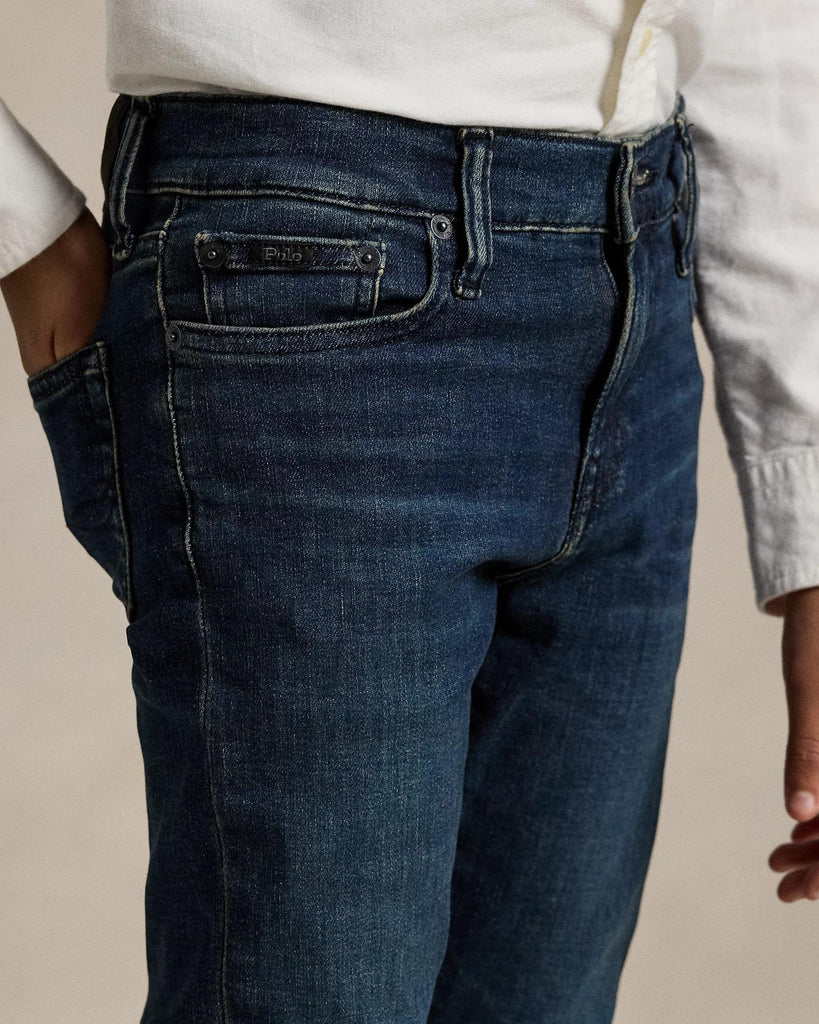RALPH LAUREN ELDRIDGE SKN-BOTTOMS-DENIM
