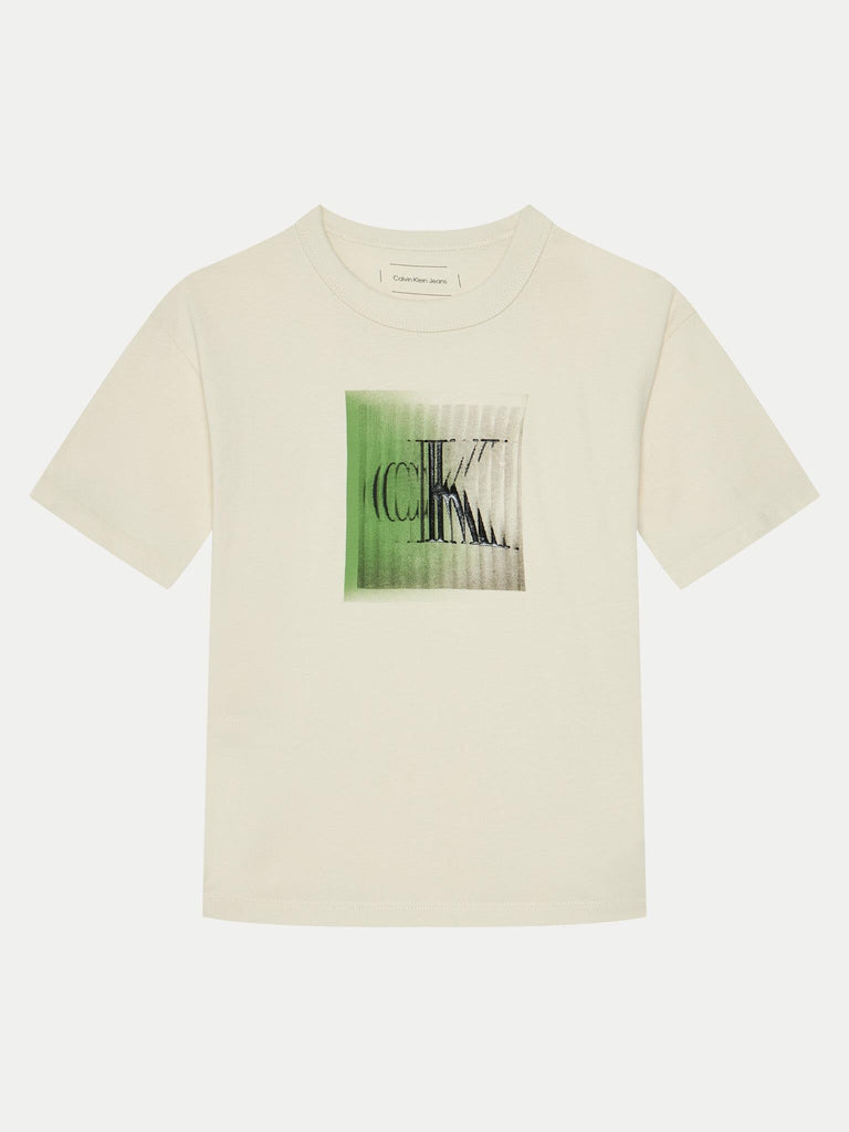 CALVIN KLEIN JEANS LARGE SHIFTED CK SS T-SHIRT