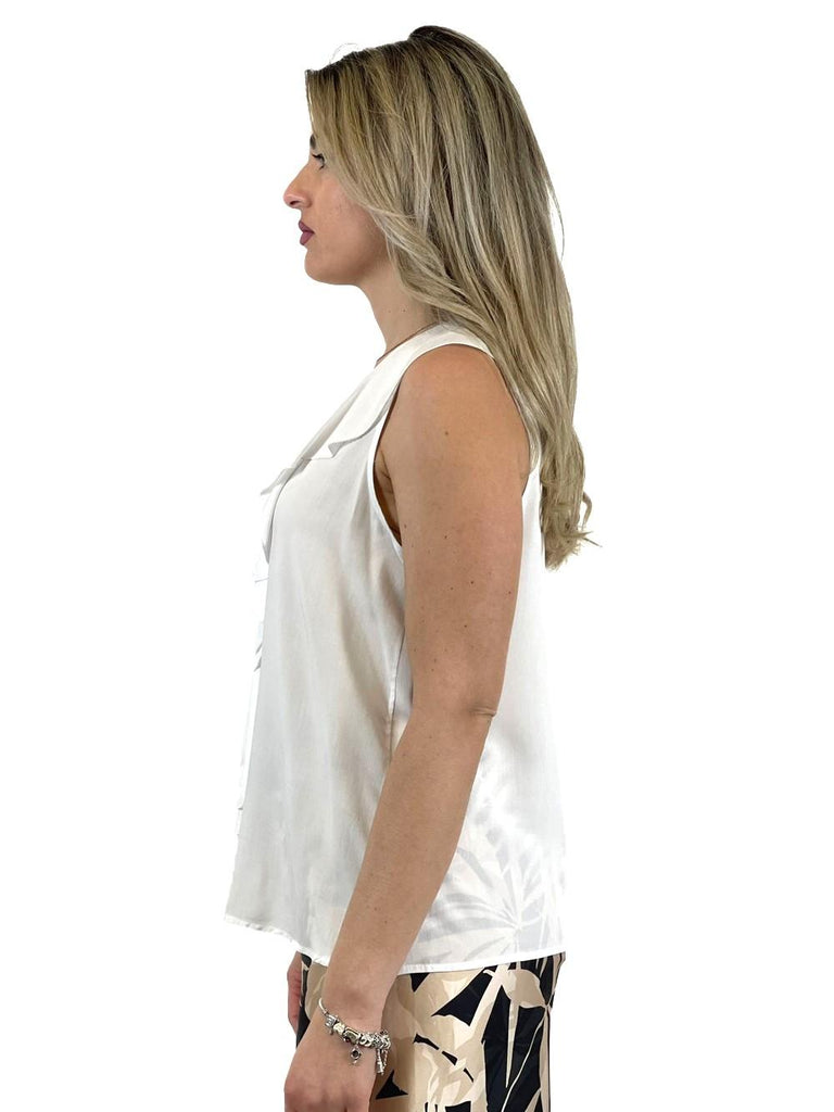 MARKUP BLUSA IN VISCOSA CON ROUGE