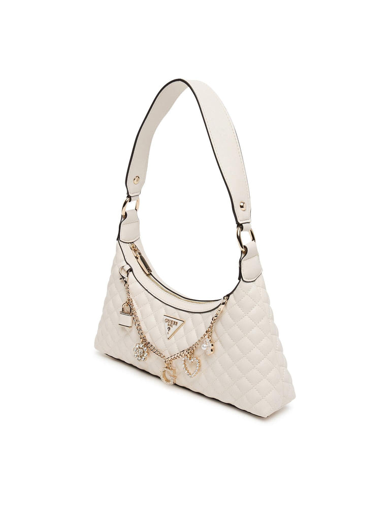 GUESS EVERLEE TOP ZIP SHOULDER BAG