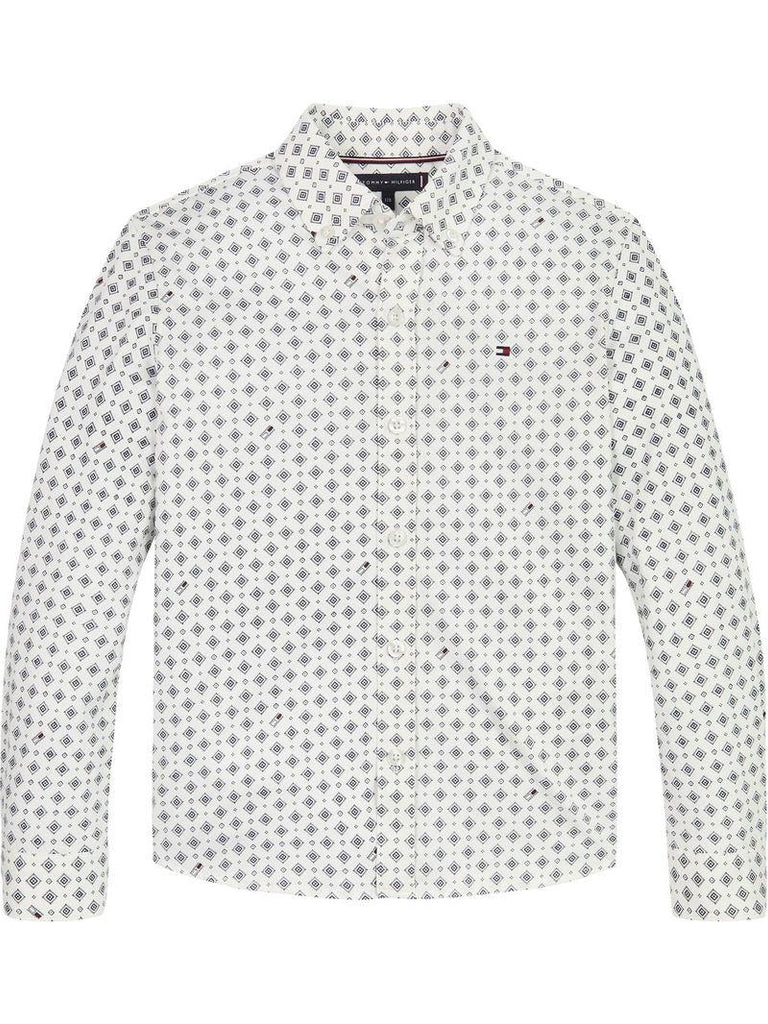 TOMMY HILFIGER FLAG PRINTED REGULAR SHIRT LS