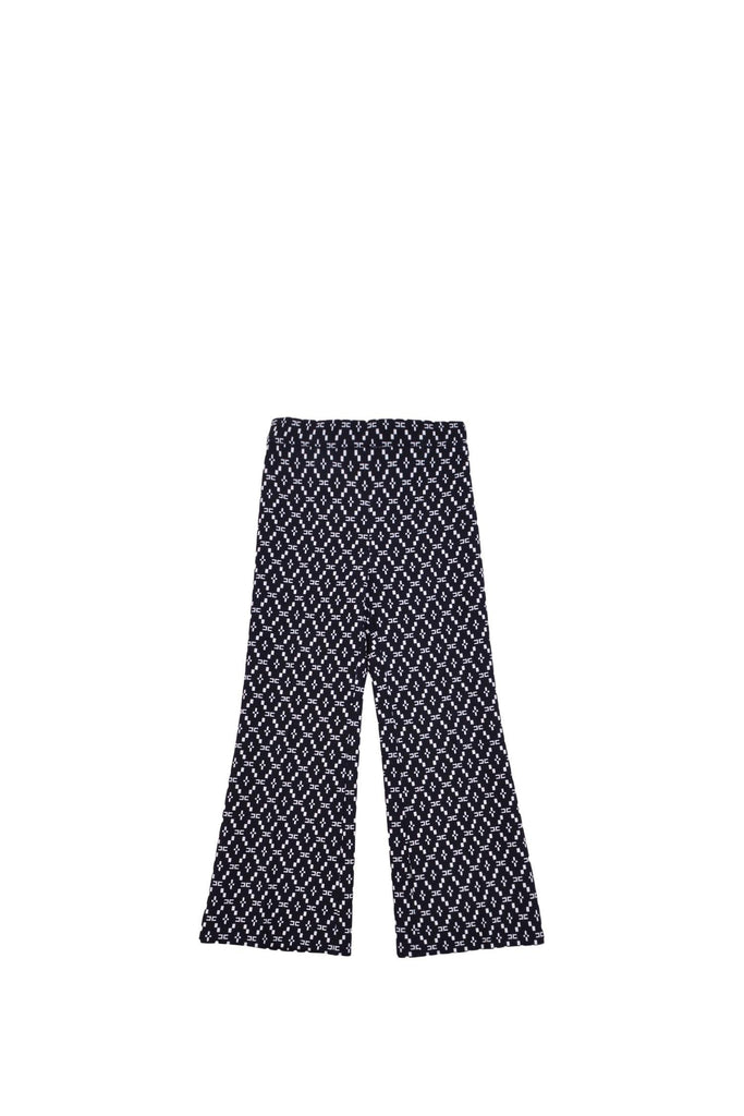 ELISABETTA FRANCHI La Mia Bambina PANTALONE IN CREPE STAMPA LOSA