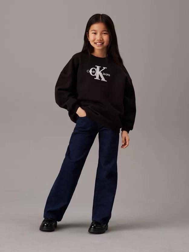CALVIN KLEIN JEANS TEDDY MONOLOGO FLEECE CN