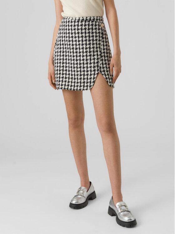 VERO MODA VMPAIGE HR HOUNDSTOOTH WRAP SKIRT