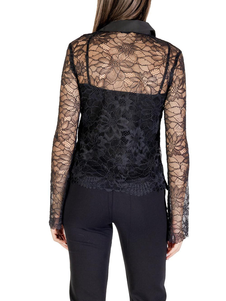 GUESS LS ANTOINETTE LACE SHIRT