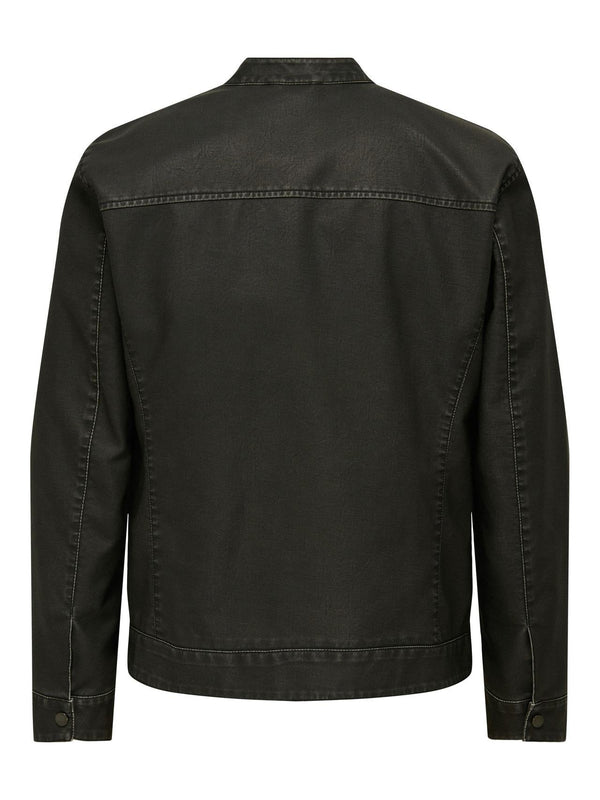 ONLY&SONS ONSMIKE PU RACER JACKET OTW NOOS