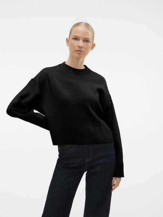 VERO MODA VMGOLD LINK LS SHORT O-NECK PULLOVER BOO