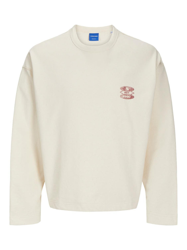 JACK AND JONES JORRETIRO BACK SWEAT CREW NECK SE25