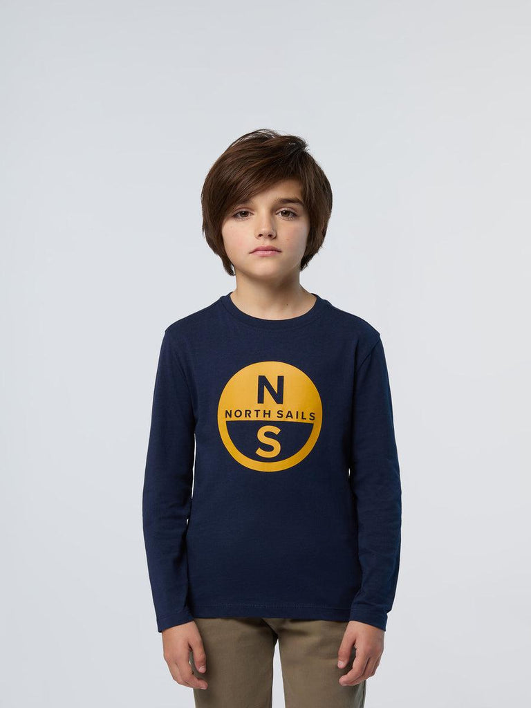 NORTH SAILS T SHIRT LONG SLEEVE W/GRAPHIC