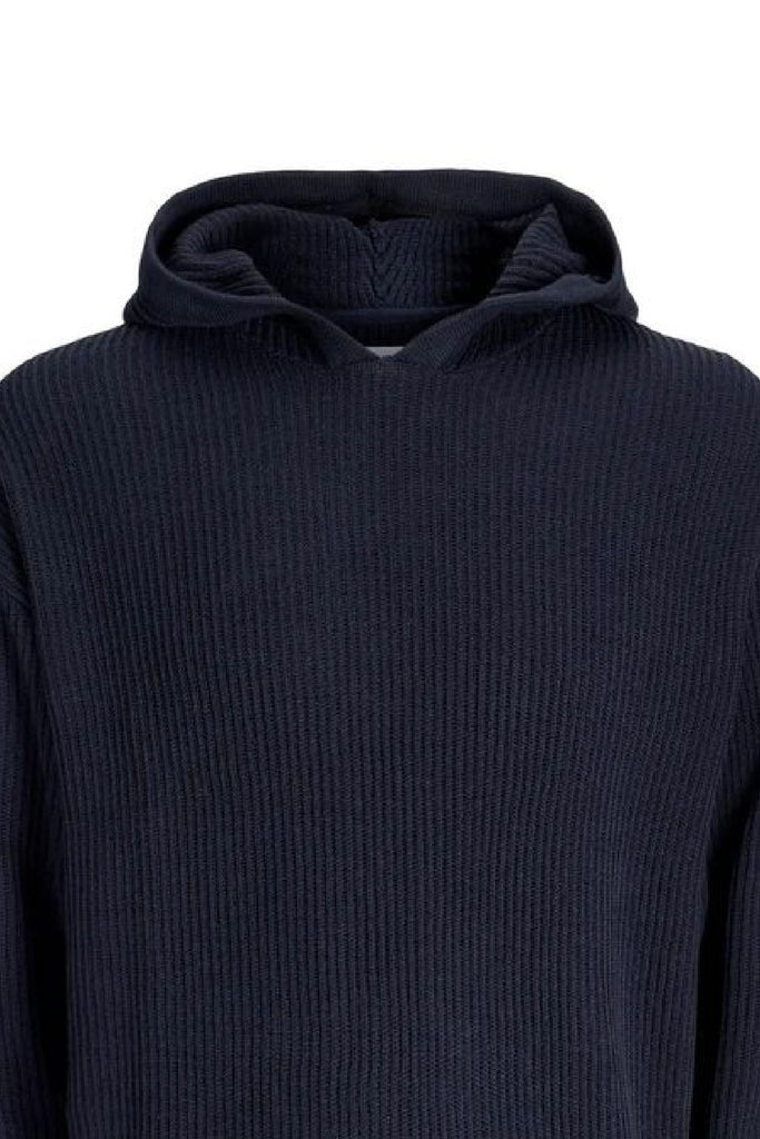JACK AND JONES JJPANNEL KNIT HOODIE
