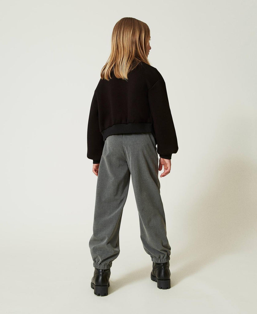 TWINSET JOGGING IN TESSUTO MANO CALDA C/CINTURA