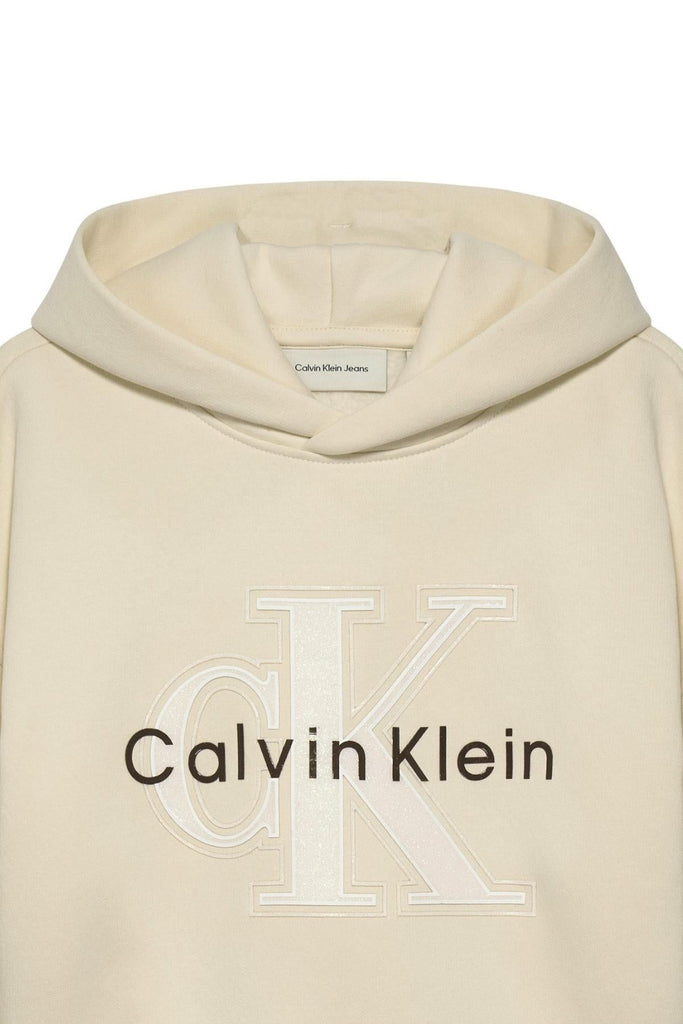 CALVIN KLEIN FESTIVE GRAPHIC FLEECE HOODIE