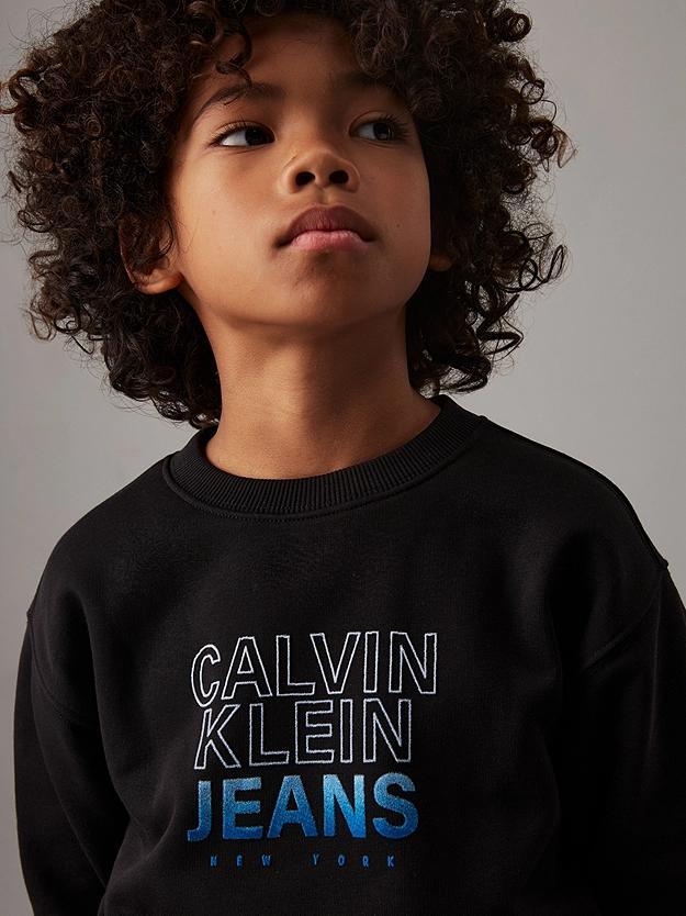 CALVIN KLEIN JEANS GRADIENT FLOCK LOGO CN
