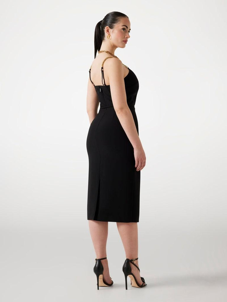 GUESS MARCIANO ELLA SHOULDER STRAP DRESS