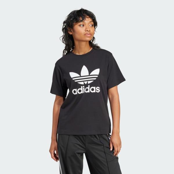 ADIDAS ORIGINALS TREFOIL TEE         BLACK