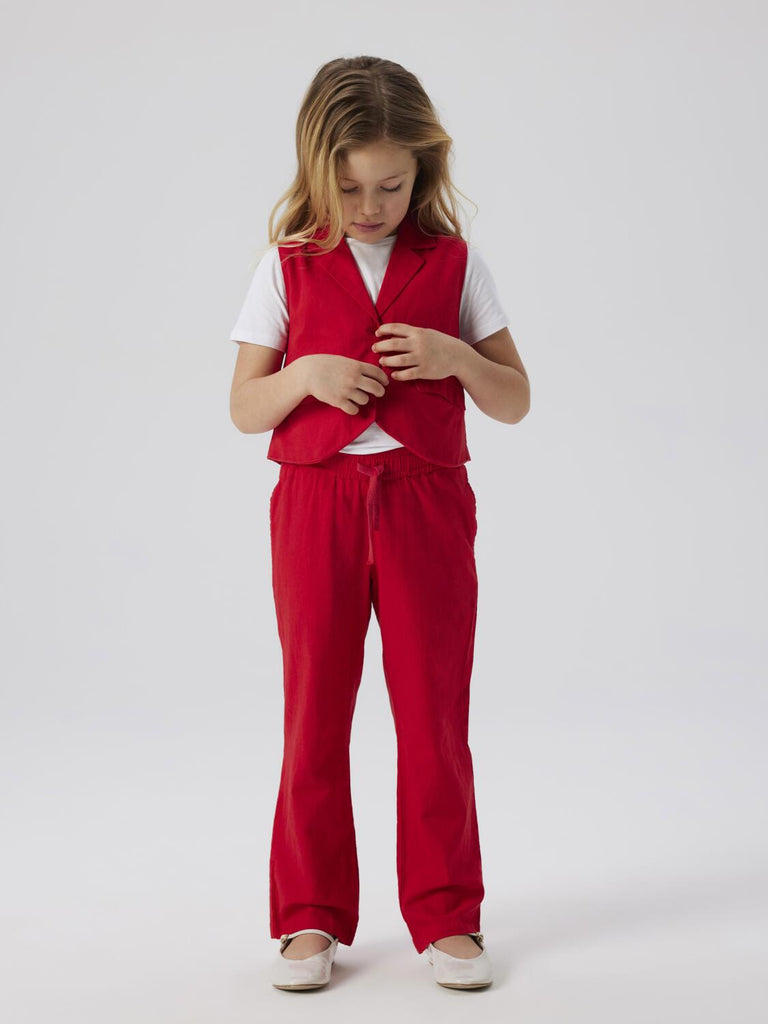 NAME.IT NKFFALINNEN SHORT WAISTCOAT