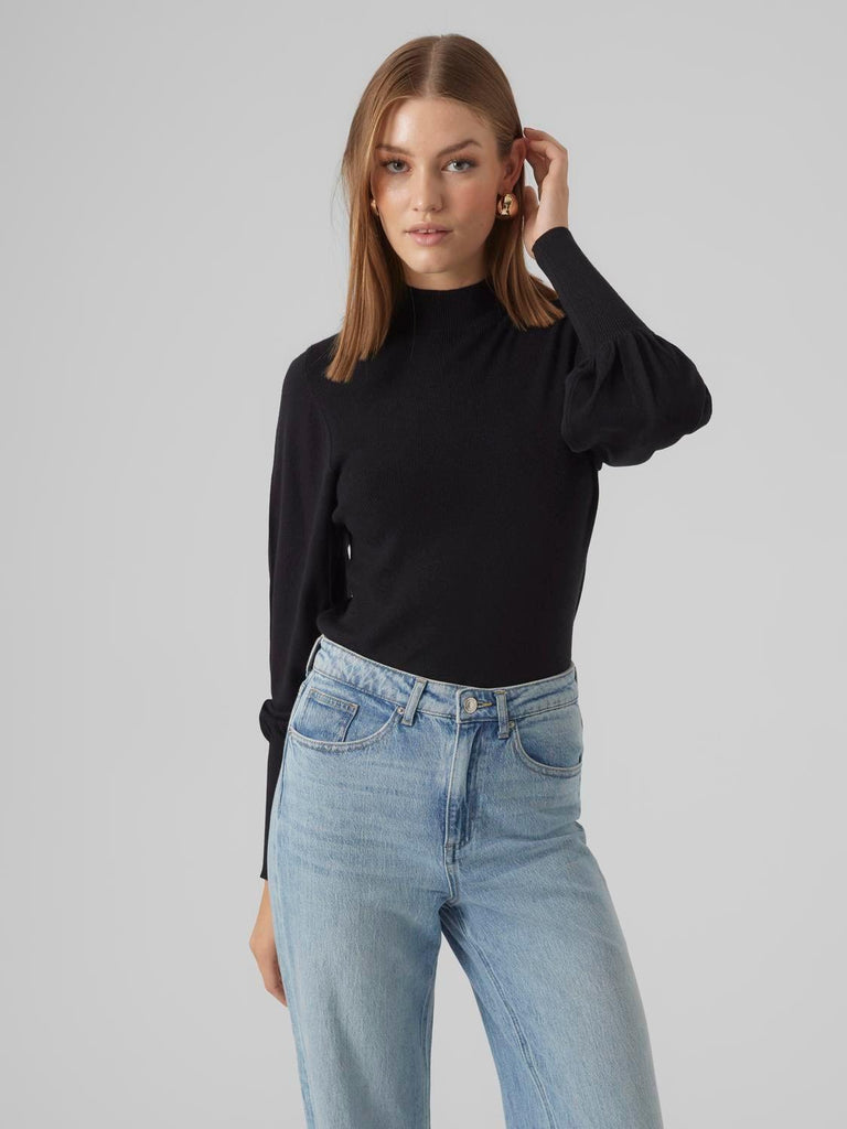 VERO MODA VMHOLLYKARISPUFF LS HIGHNK PULLOV GA BOO