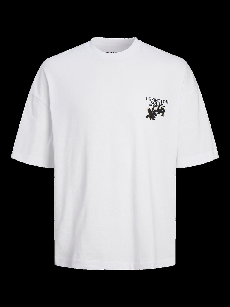 JACK AND JONES JORFARO BACK TEE SS CREW NECK