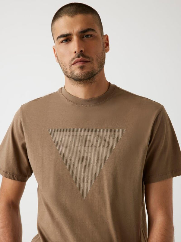 GUESS CN SS TRIANGLE LOGO TEE