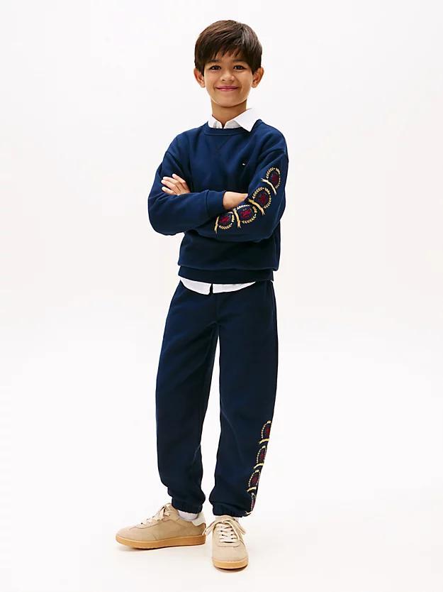 TOMMY HILFIGER CREST EMB GRAPHIC SWEATSHIRT