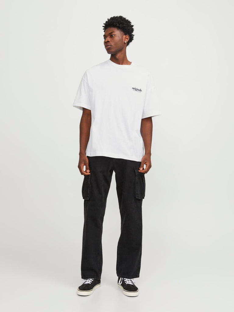 JACK AND JONES JORBARI BACK TEE SS CREW NECK