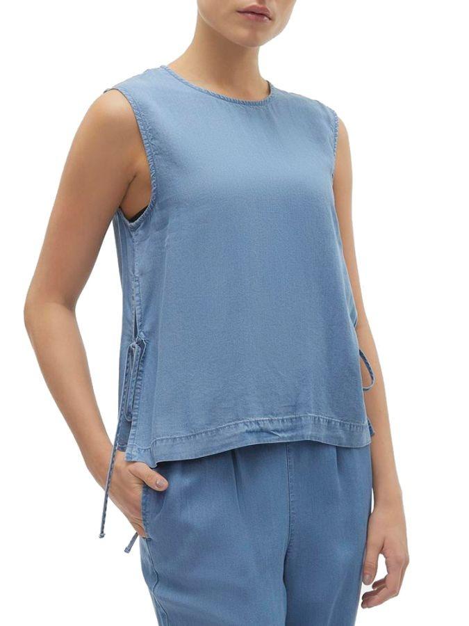 VERO MODA VMBREE SL TIE DETAILS SHORT TOP GA