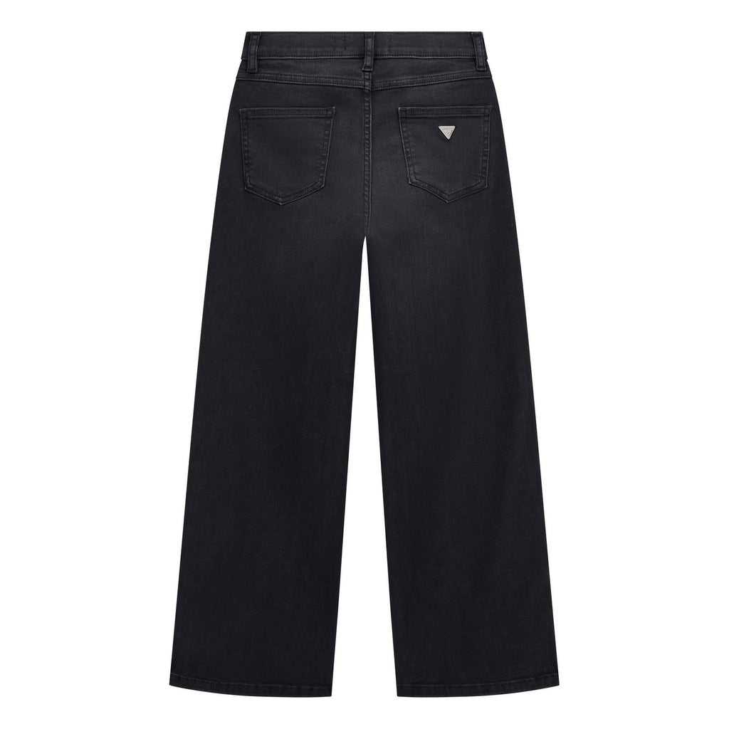 GUESS 90S BLK STR DNM PANTS W/RH