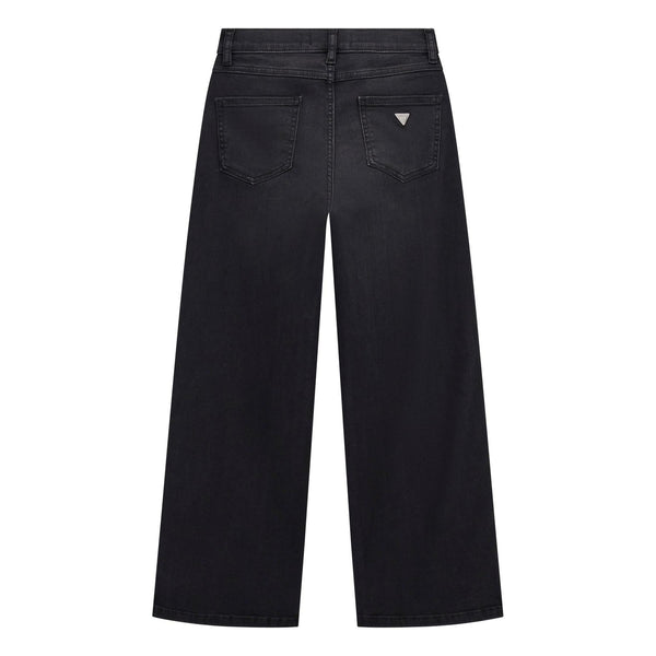 GUESS 90S BLK STR DNM PANTS W/RH