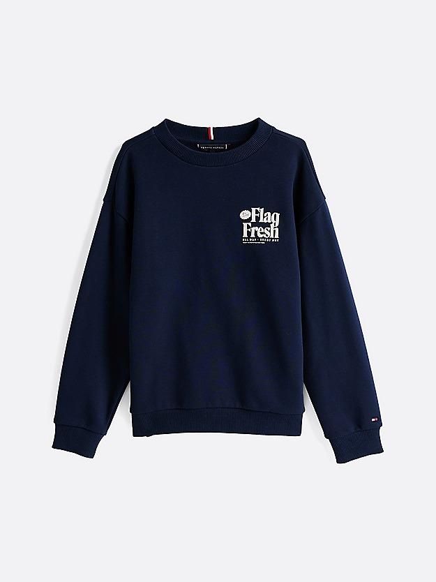 TOMMY HILFIGER FUN FLAG SWEATSHIRT