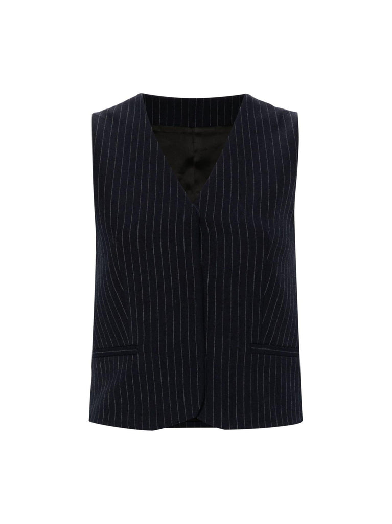 CALVIN KLEIN PINSTRIPE WAISTCOAT