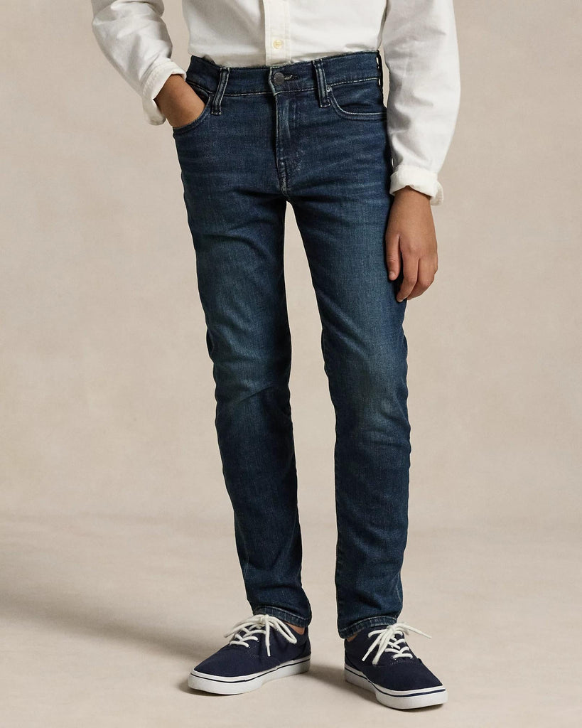 RALPH LAUREN ELDRIDGE SKN-BOTTOMS-DENIM