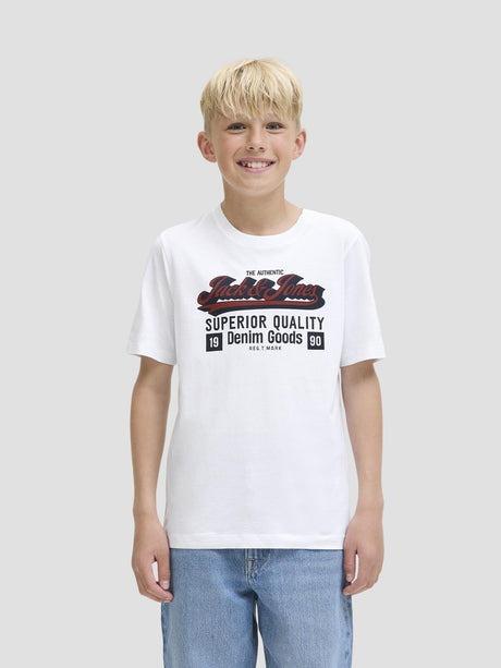 JACK JONES KIDS JJELOGO TEE SS ONECK 2 COL AW25 NOOS JNR