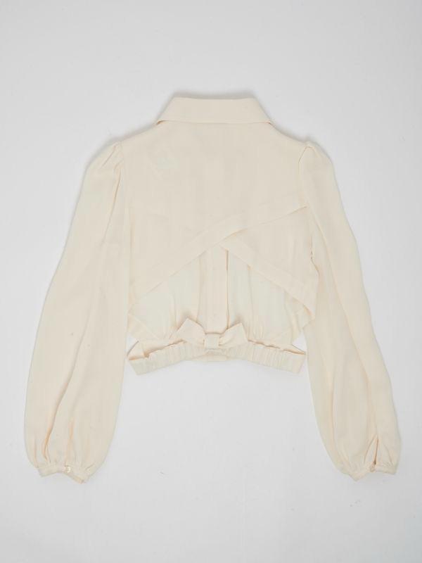 ELISABETTA FRANCHI La Mia Bambina BLUSA IN VISCOSA CON BOTTONI L